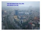 Disewakan / Dijual Office SOHO CAPITAL Podomoro City, Jakarta Barat Kondisi BARE - FITOUT